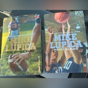 Mike Lupica: The Extra Yard & Point Guard Hard Cover Books